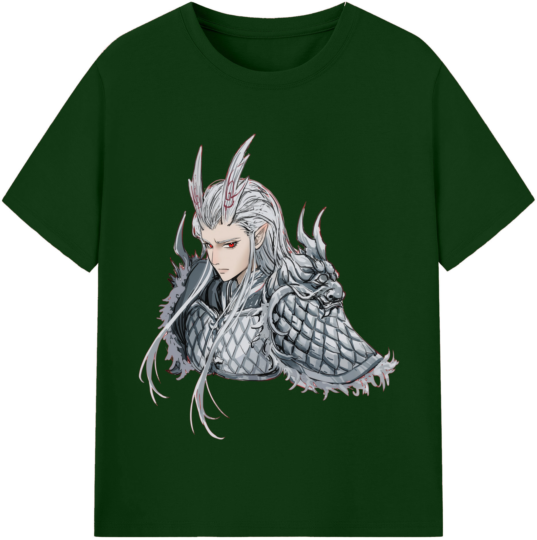 （画像用） Ne Zha 2 ナタ 魔童の大暴れ 綿100％半袖Tシャツ（フロントプリント）